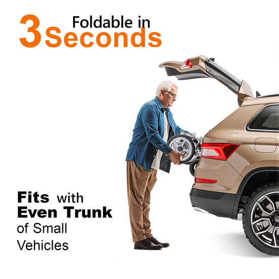 Lightweight Foldable Power Chair with 2 Batteries