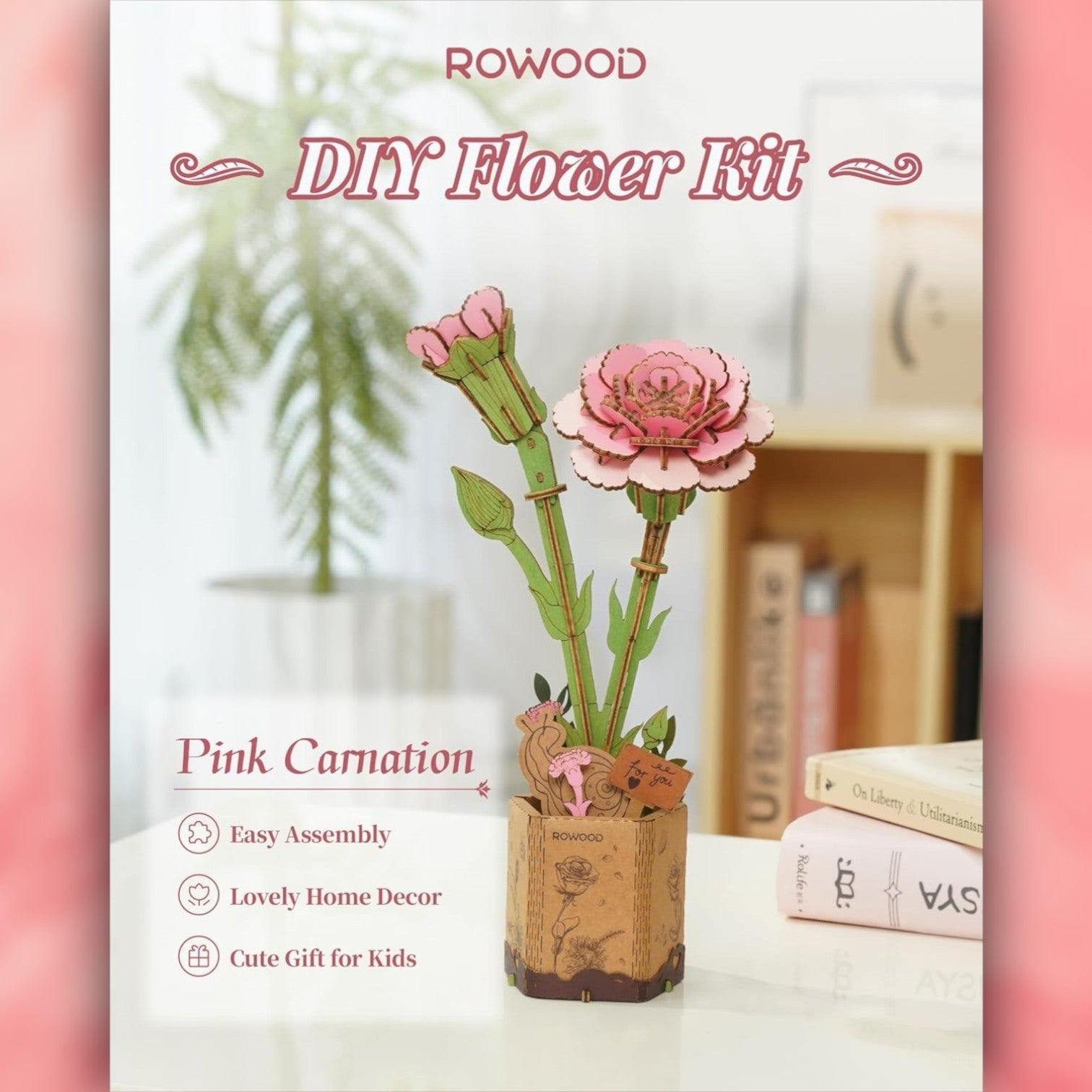 DIY Flower - Pink Carnation - Truemartstore