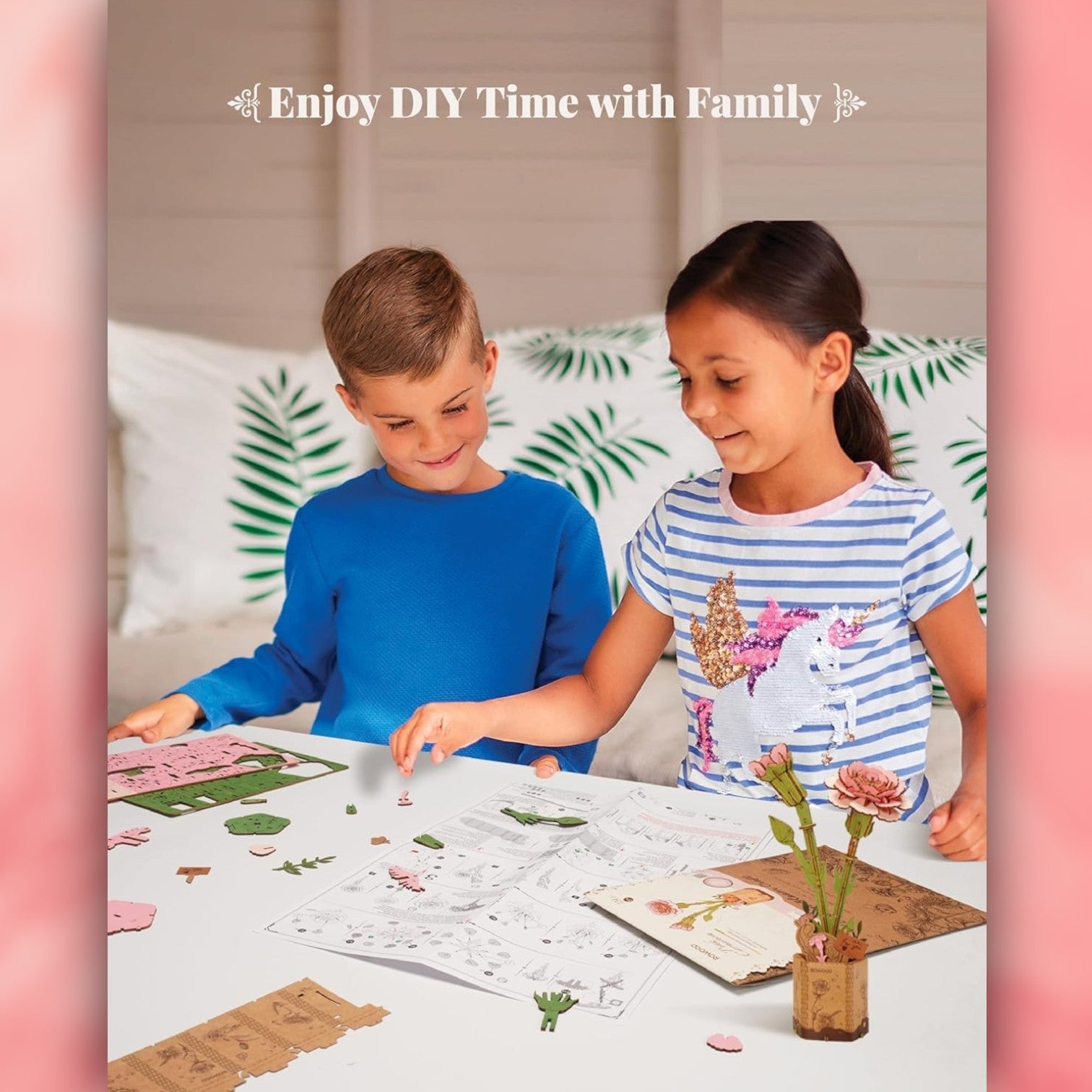 DIY Flower - Pink Carnation - Truemartstore