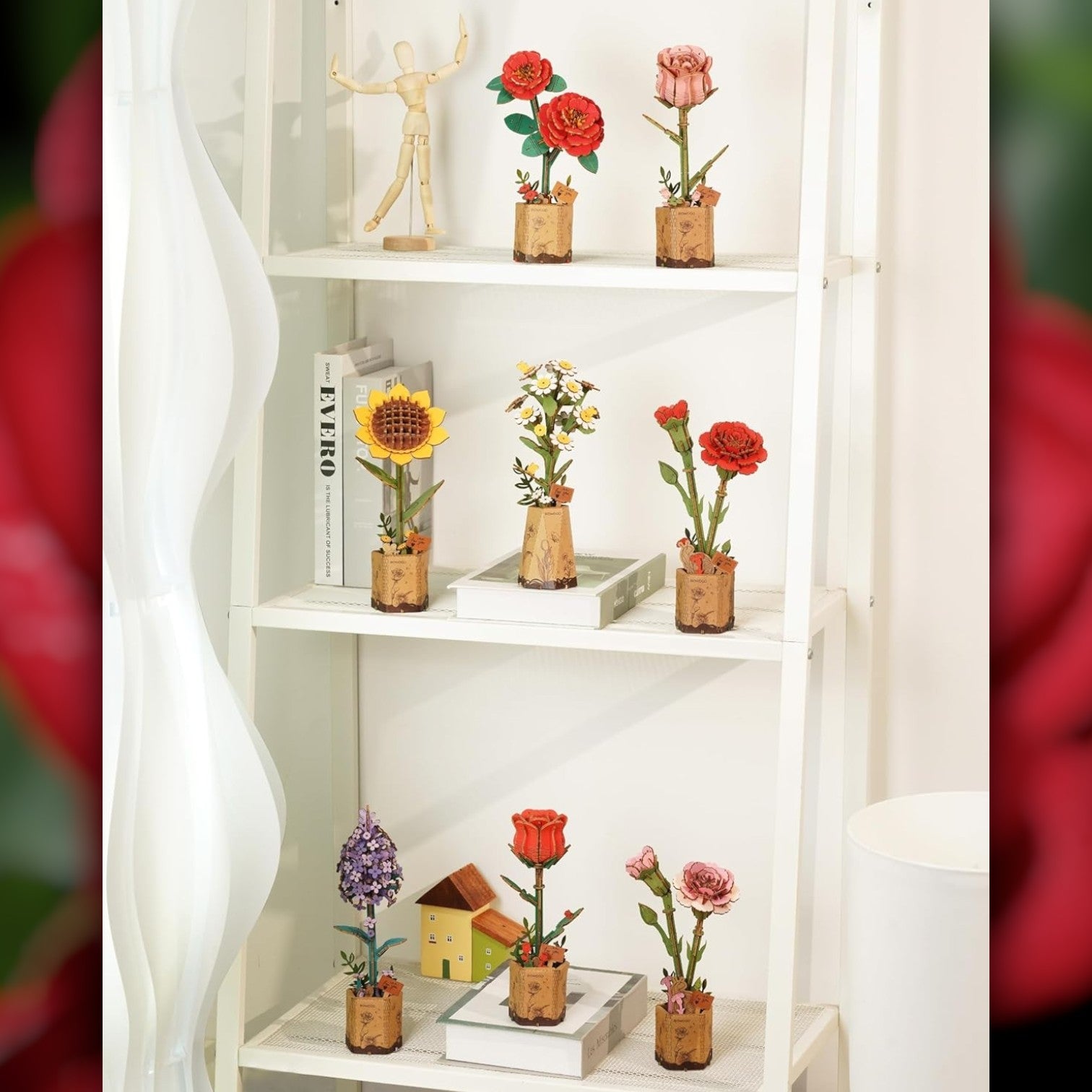 DIY Flower - Red Camellia - Truemartstore