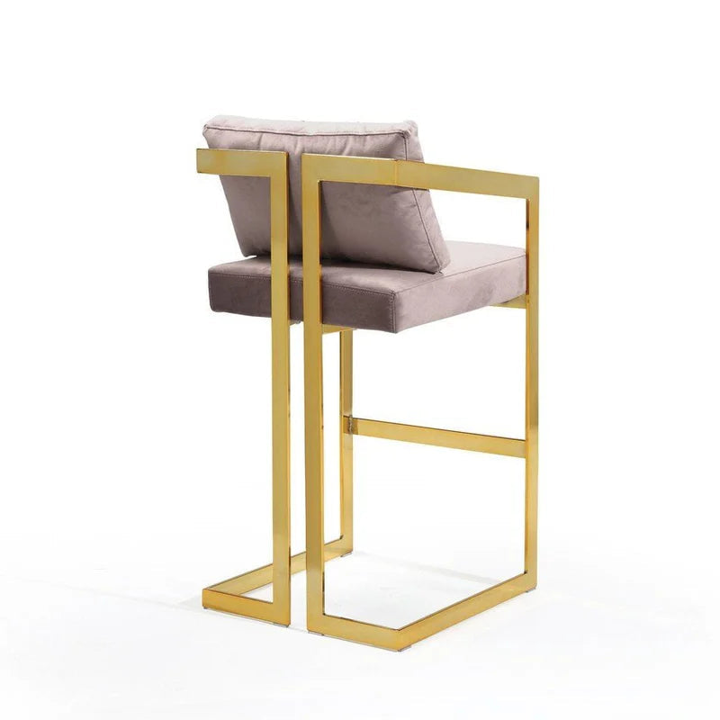 Lola Velvet Counter Stool Chair - Truemartstore