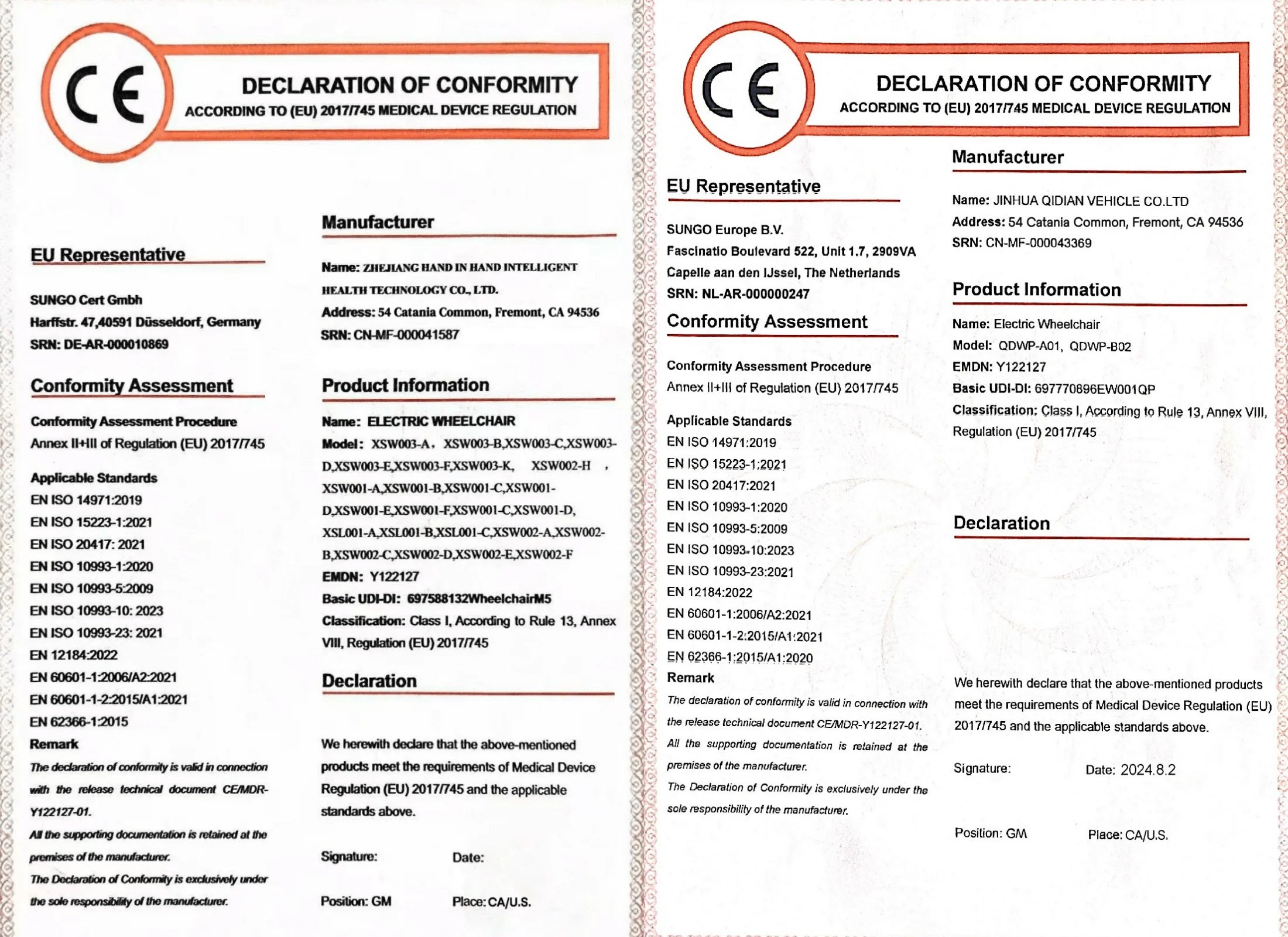 Lightweight Foldable Power Chair with 2 Batteries