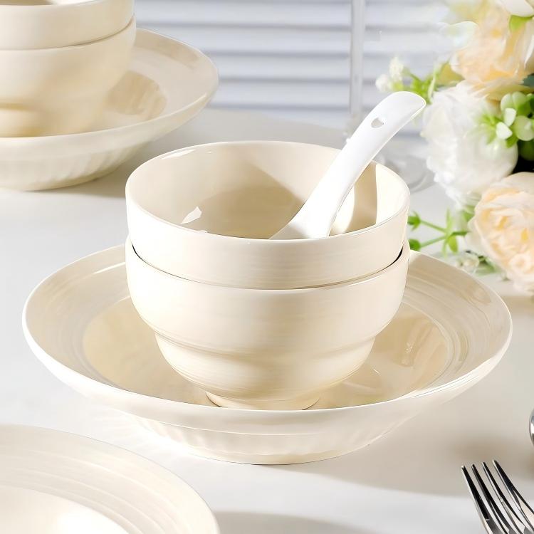 Pastel Yellow Dinnerware