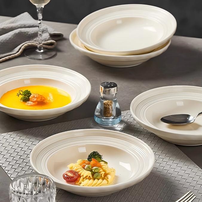 Pastel Yellow Dinnerware
