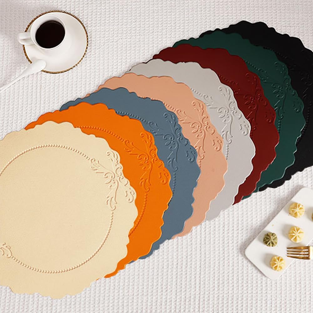 Retro Relief Round Placemats