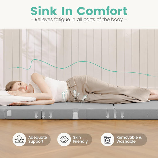 Tri-Folding Memory Foam Mattress 4