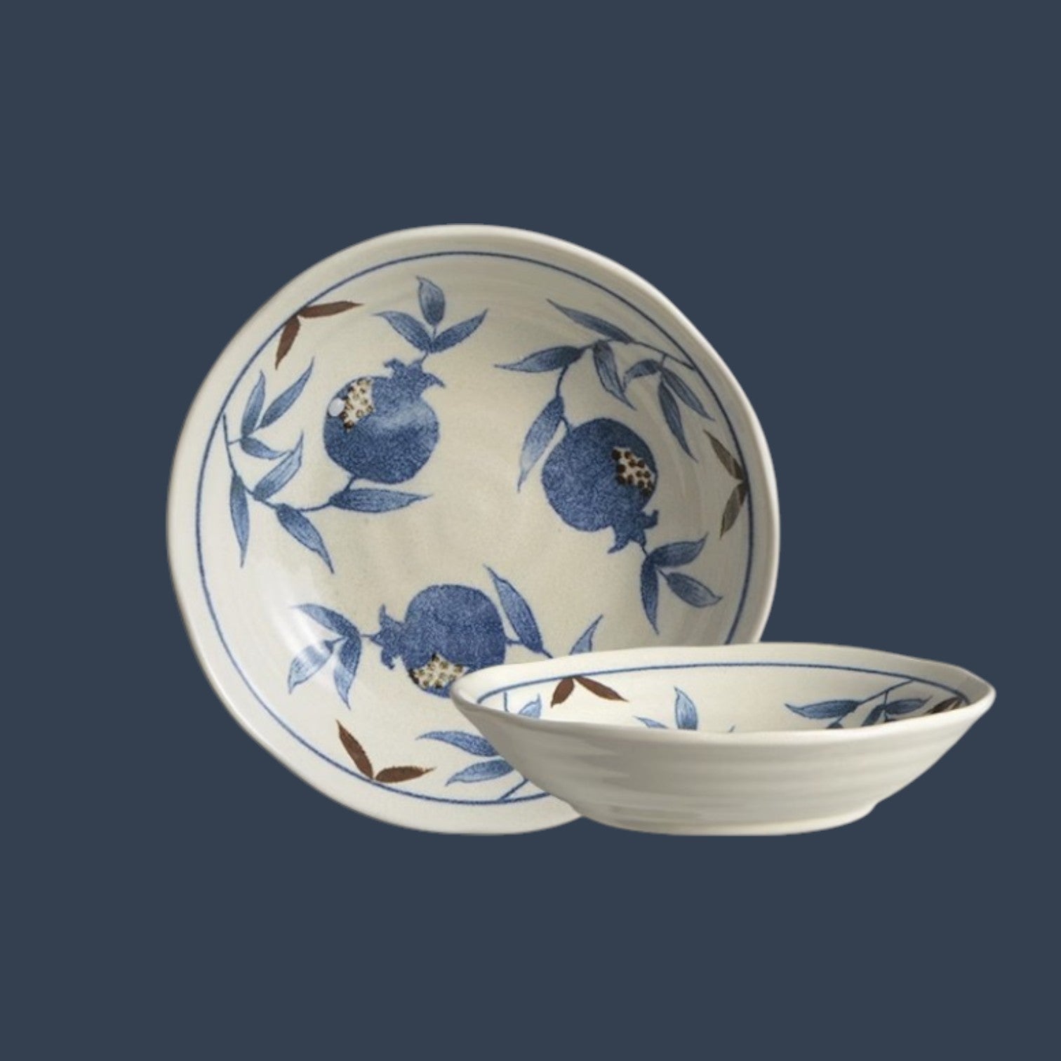 Indigo Pomegranate Dinnerware - Truemartstore