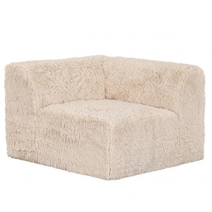 Nappo Fluffy Loveseat - Beige