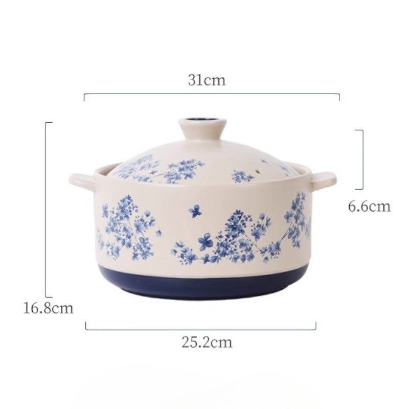 Botanic Glaze Ceramic Pot