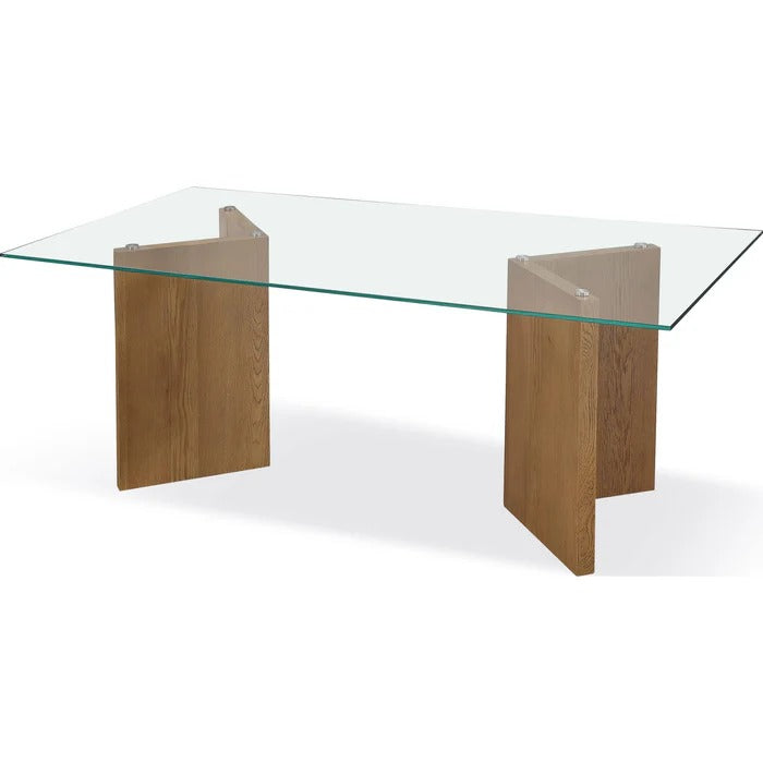 Ondine Glass Top Dining Table