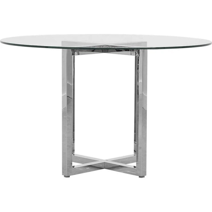 Amalio Glass Top Counter Table