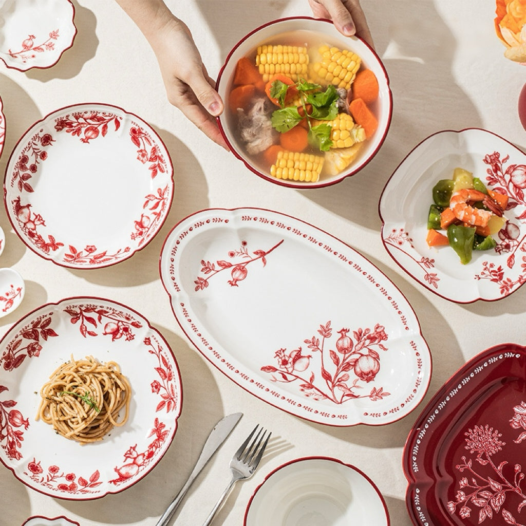 Pomegranate Blossom Dinnerware - Truemartstore
