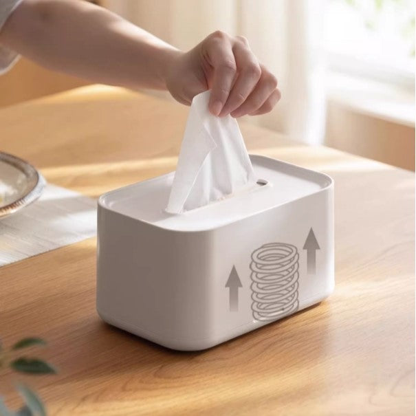 Spring-Loaded Tissue Boxes